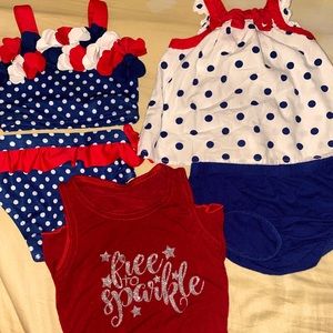 Baby 4th of July clothes!